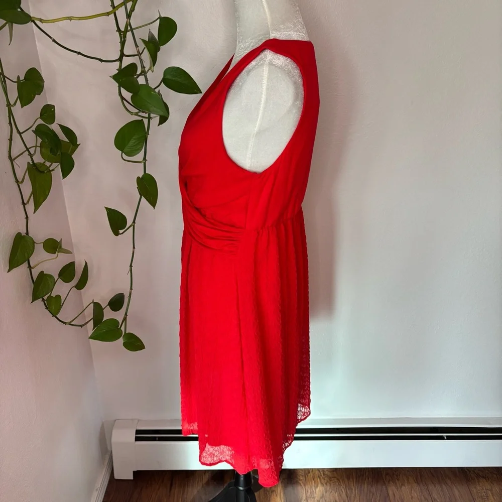 NWT Anthropologie Amadi Mia Red Dress Size L - Picture 6 of 13